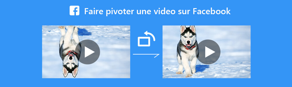 Faire pivoter la vidéo Facebook