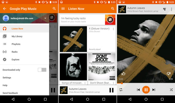 Lire WMA sur Android avec Google Play Music