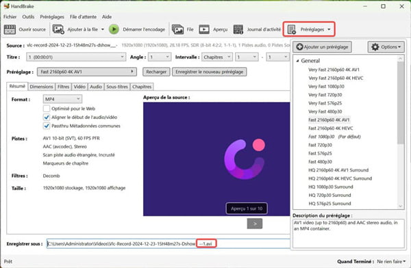 Convertir MKV en AVI