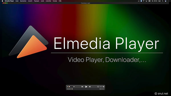 Lire le fichier WebM avec Elmedia Player