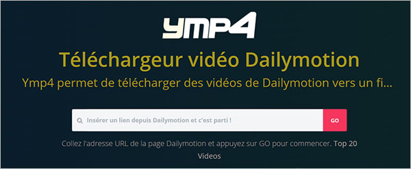 L'interface d'YMP4