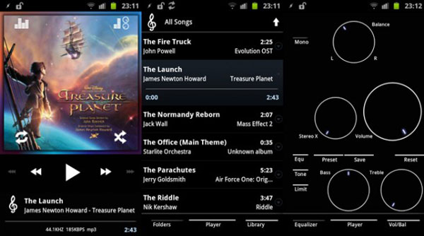 Lire WMA sur Android avec Poweramp