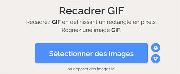 Recadrer une image GIF en ligne