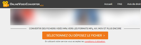 Sélectionner le fichier MP4