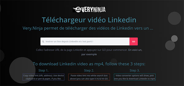 Télécharger la vidéo sur Linkedin en ligne