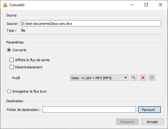 Convertir DIVX en MP4