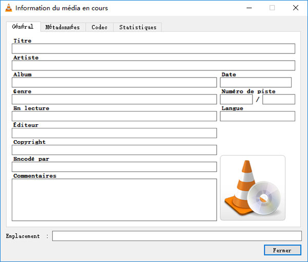 Modifier les métadonnées vidéo avec VLC