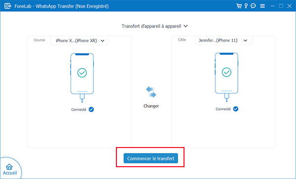 Transférer Whatsapp entre deux iPhones