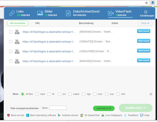 GetThemAll Video-Downloader