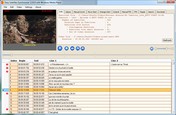 Easy Subtitles Synchronizer