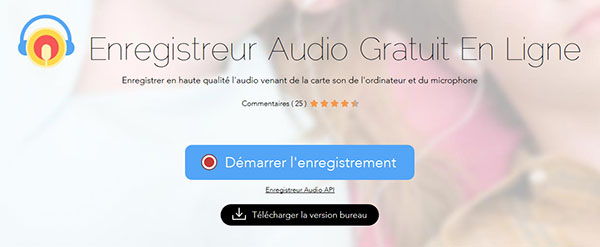 Enregistreur Audio Gratuit en Ligne