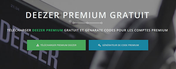 Gratuit Deezer Premium