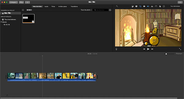 iMovie pour Mac