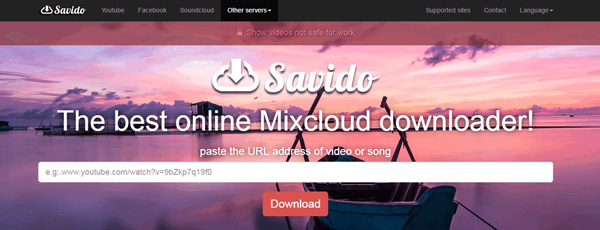 Savideo Mixcloud Downloader